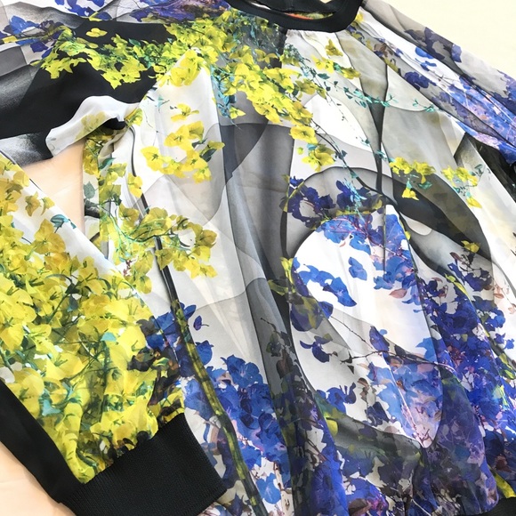 CLOVER CANYON Space Garden Chiffon Top - Picture 8 of 14